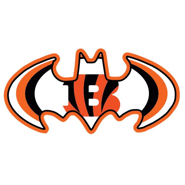 Cincinnati Bengals Batman Logo iron on transfers